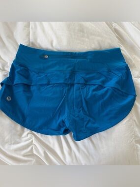 lululemon athletica blue athletic skort shorts